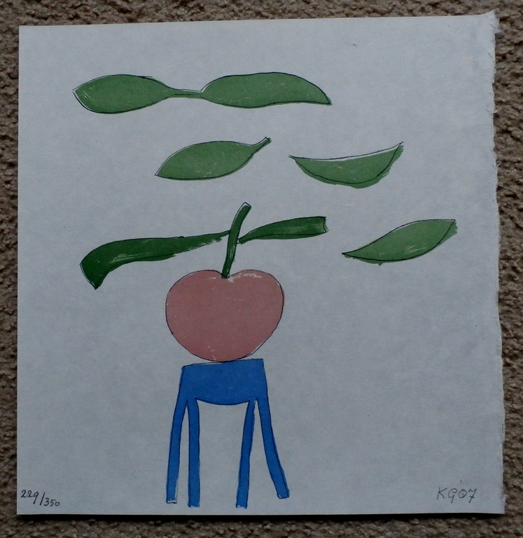 Klaas Gubbels, litho: Het houten bankje, handgesigneerd en genummerd, 2007 kopen? Bied vanaf 95!