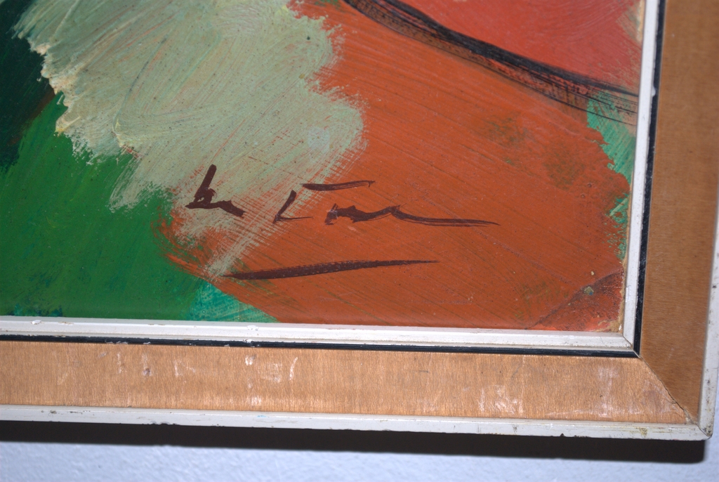 Olieverf op hout - gesigneerd - jaren 50/60 kopen? Bied vanaf 40!