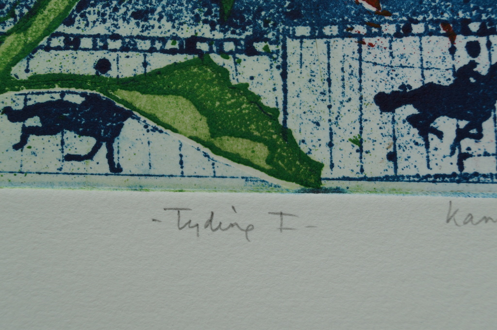 Gerart Kamphuis - gesigneerde ets - Tijding I - 1996 kopen? Bied vanaf 1!