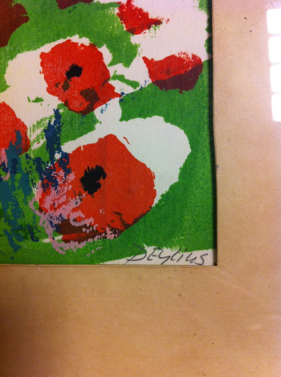 Henk Deylius, zeefdruk 3/9  kopen? Bied vanaf 20!