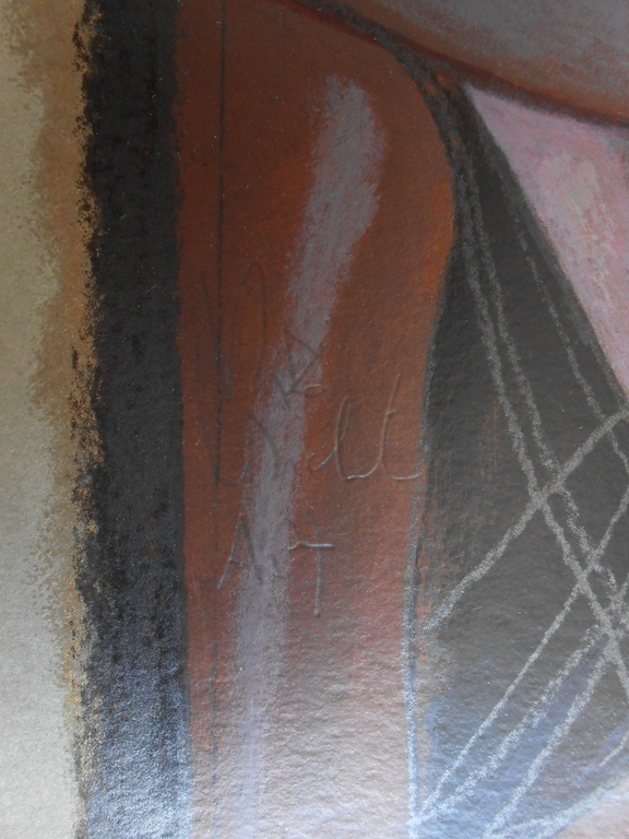 Nico Vrielink. Portret van Jeane. Zeefdruk met 40 drukgangen. kopen? Bied vanaf 1!