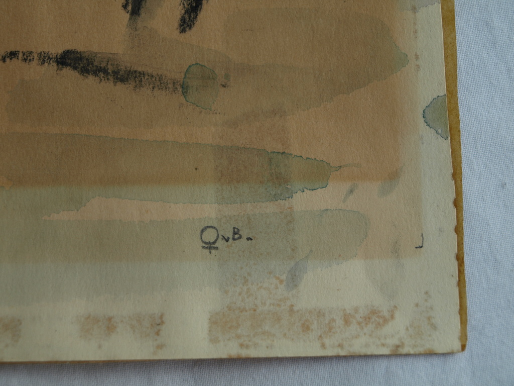 Onduidelijke signatuur : Aquarel / pasteltekening - Boerenkar – ca 1900 kopen? Bied vanaf 25!