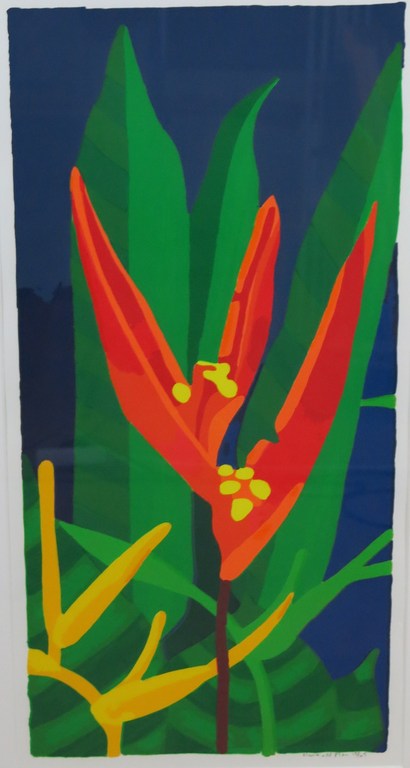 Henk van der Plas: Zeefdruk. Zonder Titel - Ingelijst kopen? Bied vanaf 40!