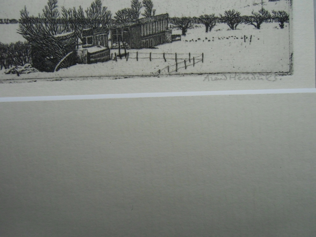 WINTERLANDSCHAP // ETS VAN AREND HENDRIKS kopen? Bied vanaf 25!