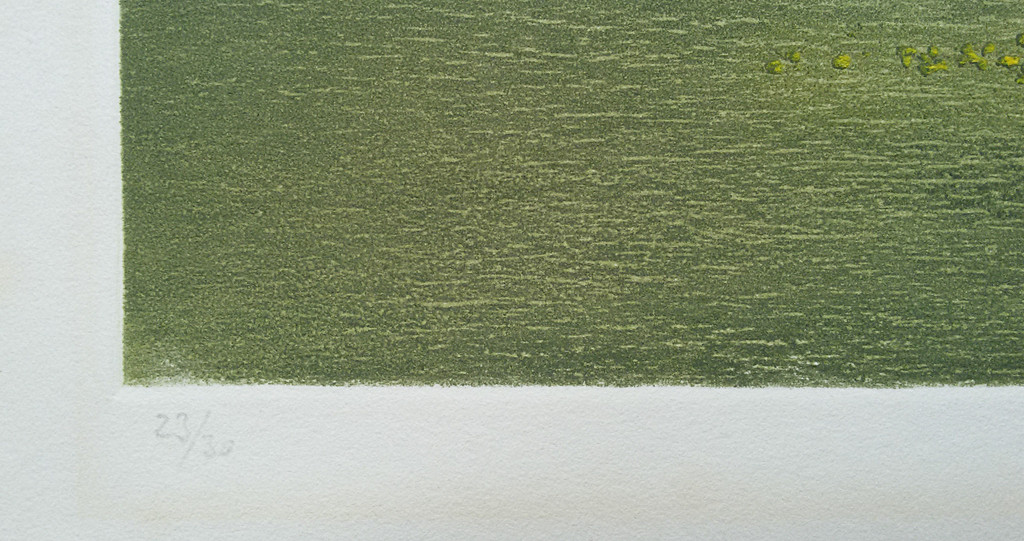 Elmar Gille - Rivierlandschap, aquatint ets kopen? Bied vanaf 55!