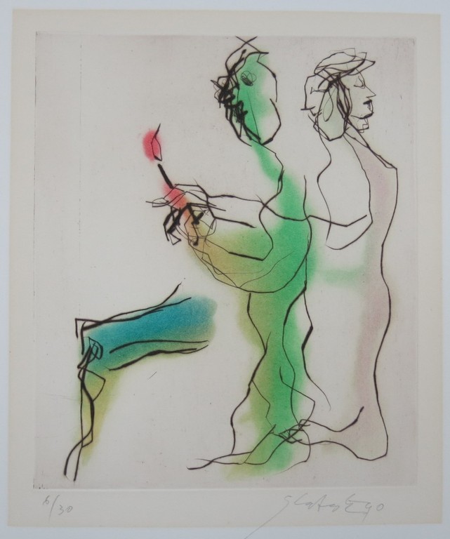Ger Lataster: Droge Naald en Aquatint, Z.T. (3) verkocht voor € 50!
