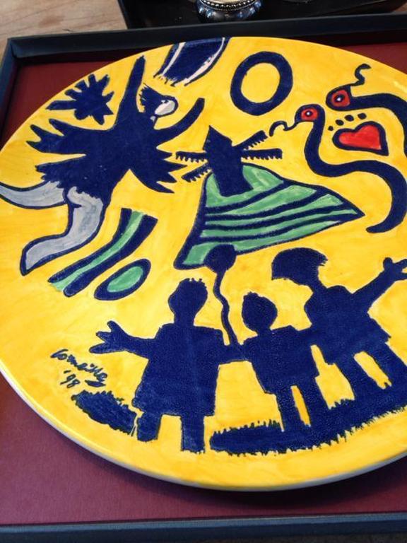 Corneille - Grote porceleine schaal "Luna" van corneille edt. 1000 kopen? Bied vanaf 139!