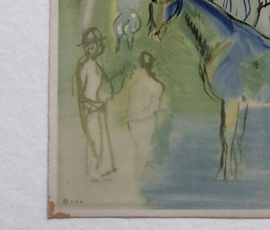 Raoul Dufy - Le Paddock, Ascot - offset lithografie kopen? Bied vanaf 125!