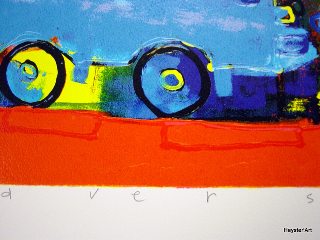 Ad Verstijnen - zeefdruk - Sightseeing kopen? Bied vanaf 60!