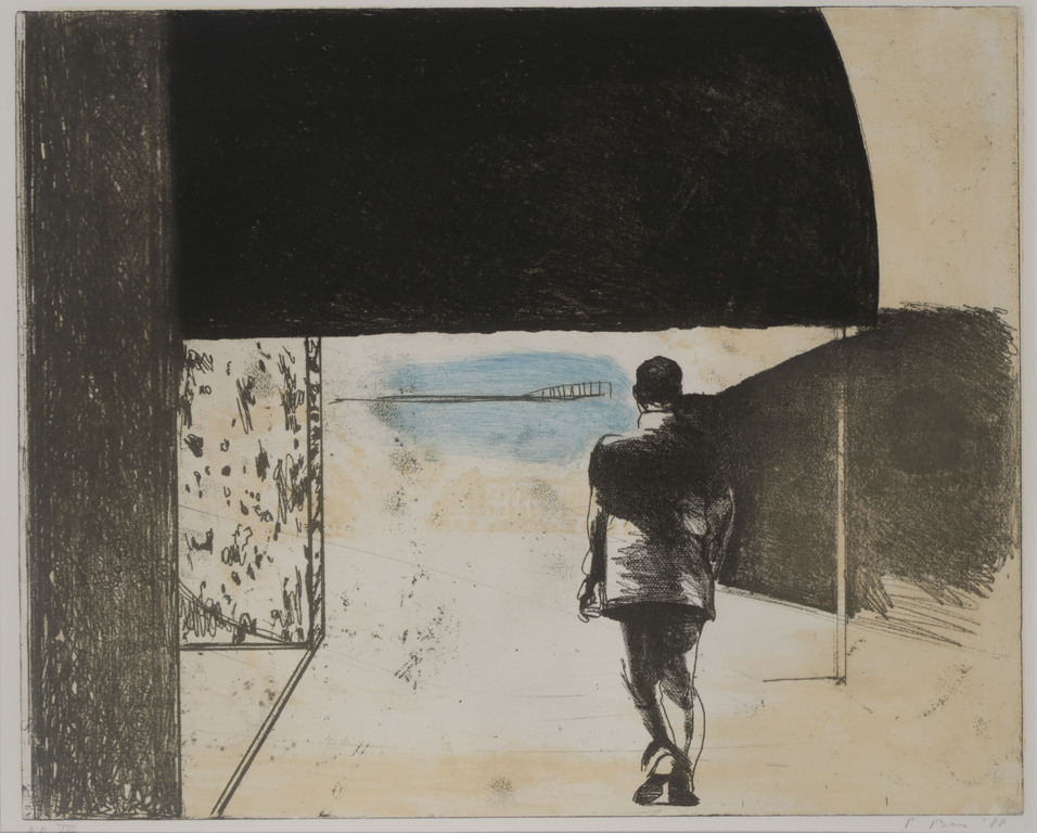 Peter Bes: Ets, Z.T. - Ingelijst kopen? Bied vanaf 40!