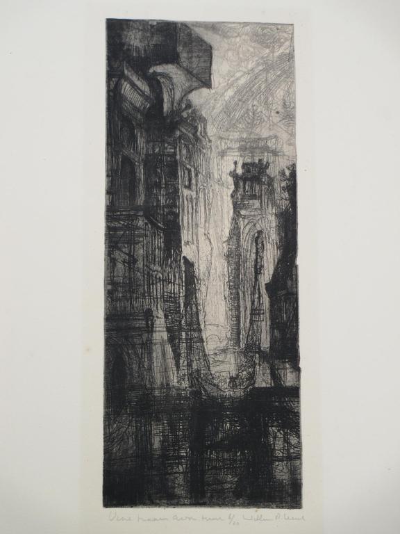 William D. (Dirkje) Kuik, Venetiaans avontuur, Ets kopen? Bied vanaf 75!