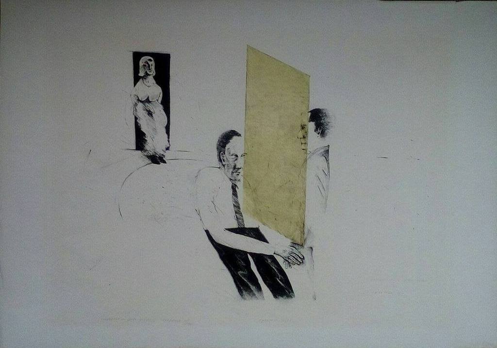 Kees Spermon: Zeefdruk, Conversation Piece Yellow kopen? Bied vanaf 40!