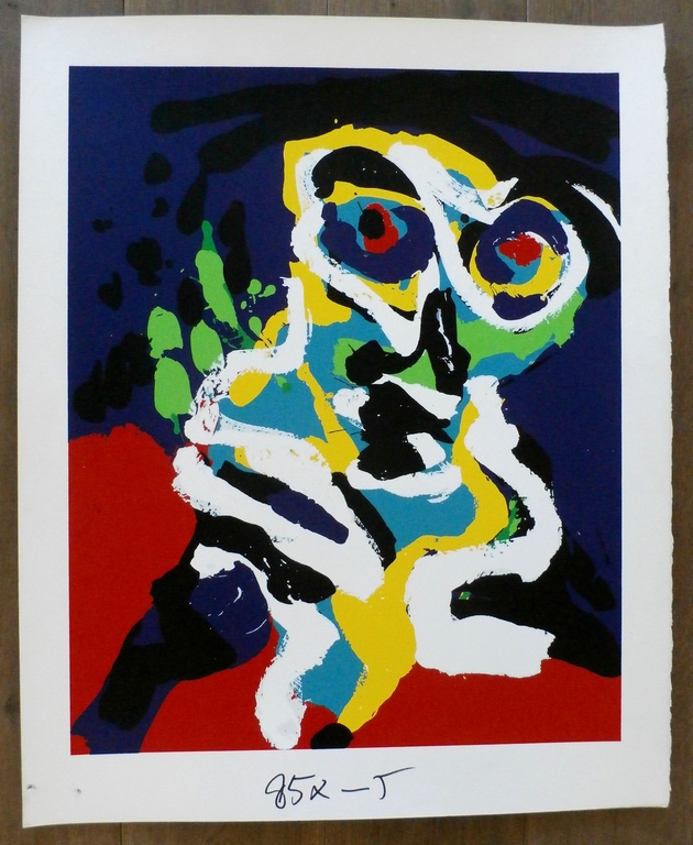 Karel Appel - zeefdruk: A summer evenings slumber - 1977 kopen? Bied vanaf 300!