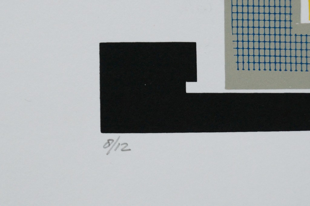 Rens Labruyère - gesigneerde zeefdruk - bouwsels kopen? Bied vanaf 15!