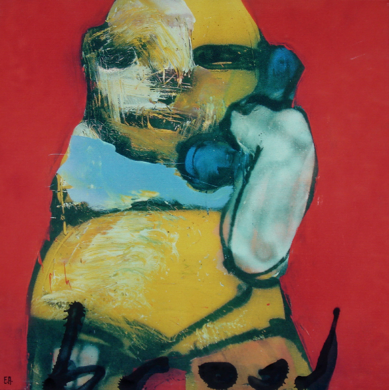 HERMAN BROOD, Telephone-man (55 x 55 cm.) kopen? Bied vanaf 1!