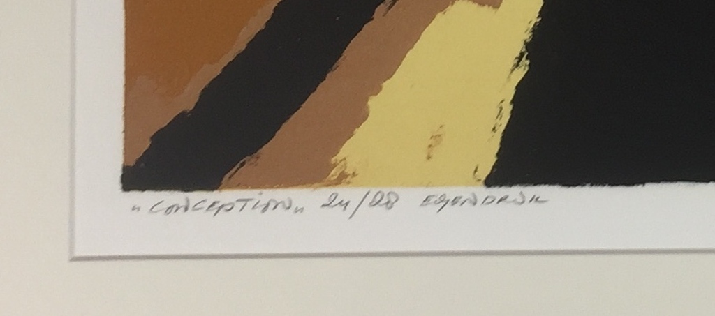 Fon Klement - Fon Klement, boardsnede, 'Conception', oplage slechts 24 stuks! kopen? Bied vanaf 99!