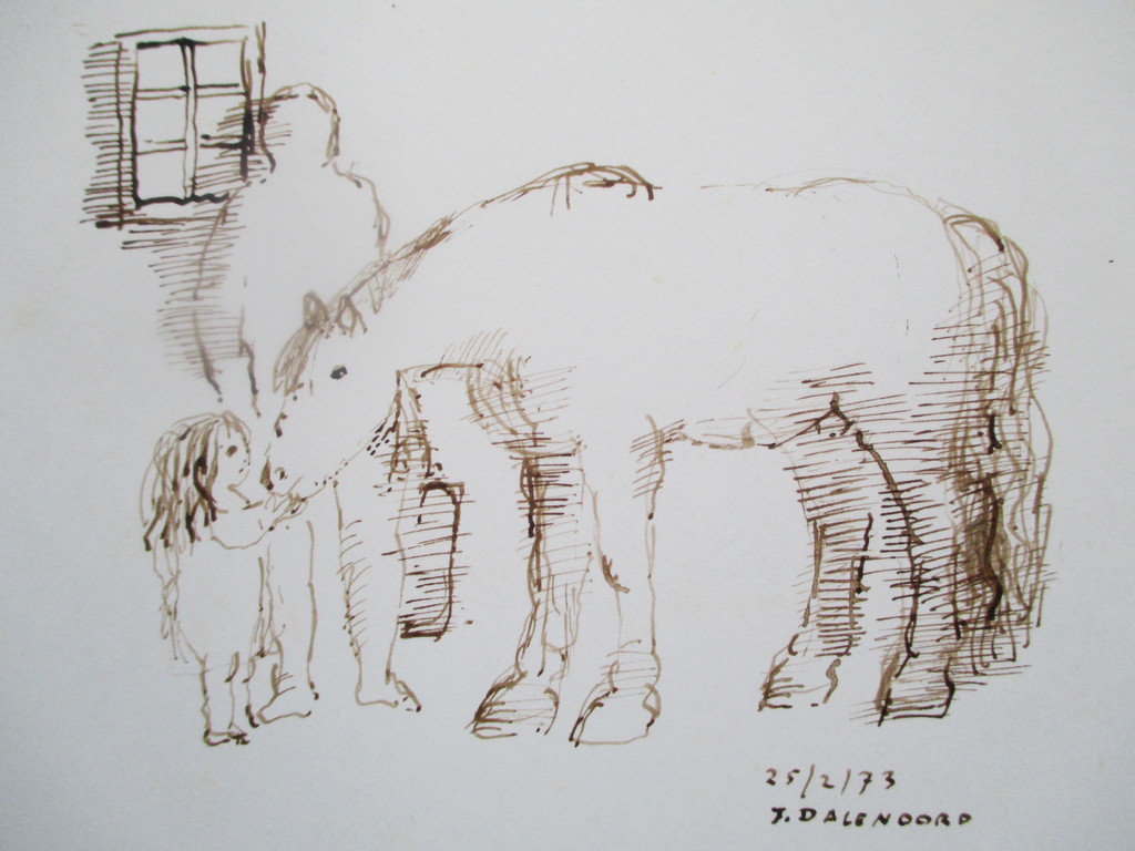 Jenny Dalenoord, pentekening kopen? Bied vanaf 40!