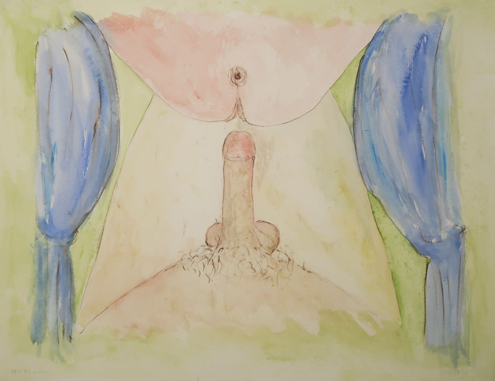 Hans Kuijs: Aquarel, Z.T. kopen? Bied vanaf 1!