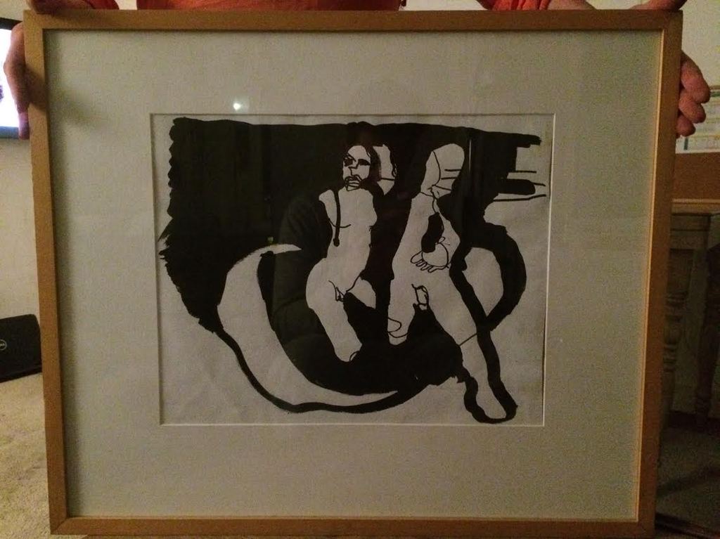 Espen Greger Hagen, schilderij, zonder titel verkocht voor € 100!