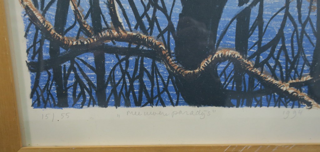 Jacobien de Rooij: Litho, Meeuwenparadijs - Ingelijst kopen? Bied vanaf 50!