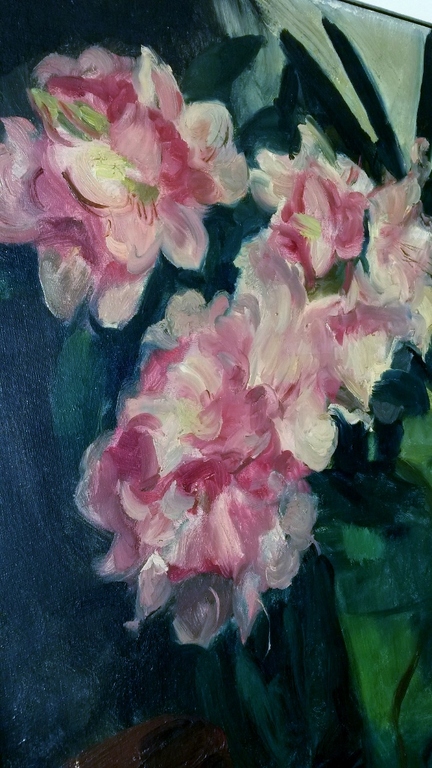 Piet van Wijngaerdt, Magnolia's in groen glas kopen? Bied vanaf 500!