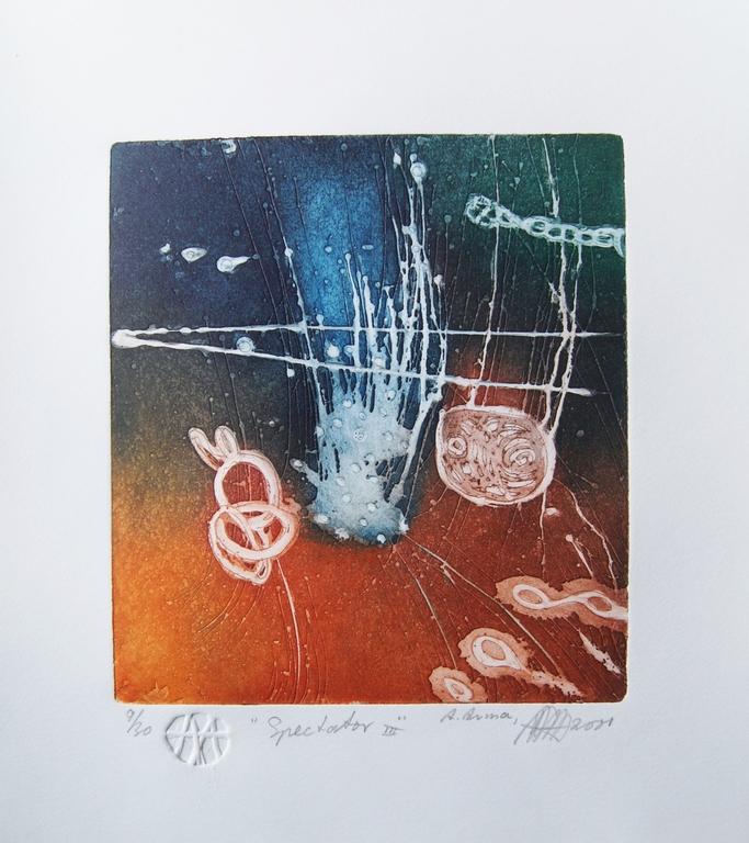 Ad Arma kleuren ets 'Spectator III' - 2001  kopen? Bied vanaf 45!