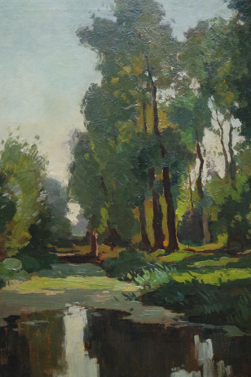 Ben Viegers (1886-1947) - olieverf op doek - landschap kopen? Bied vanaf 790!