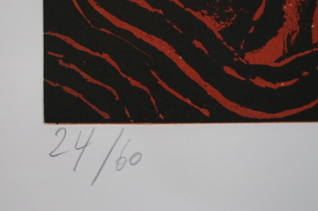 Corneille: Ets en aquatint, Hoggar en fete (Zeer groot) kopen? Bied vanaf 750!