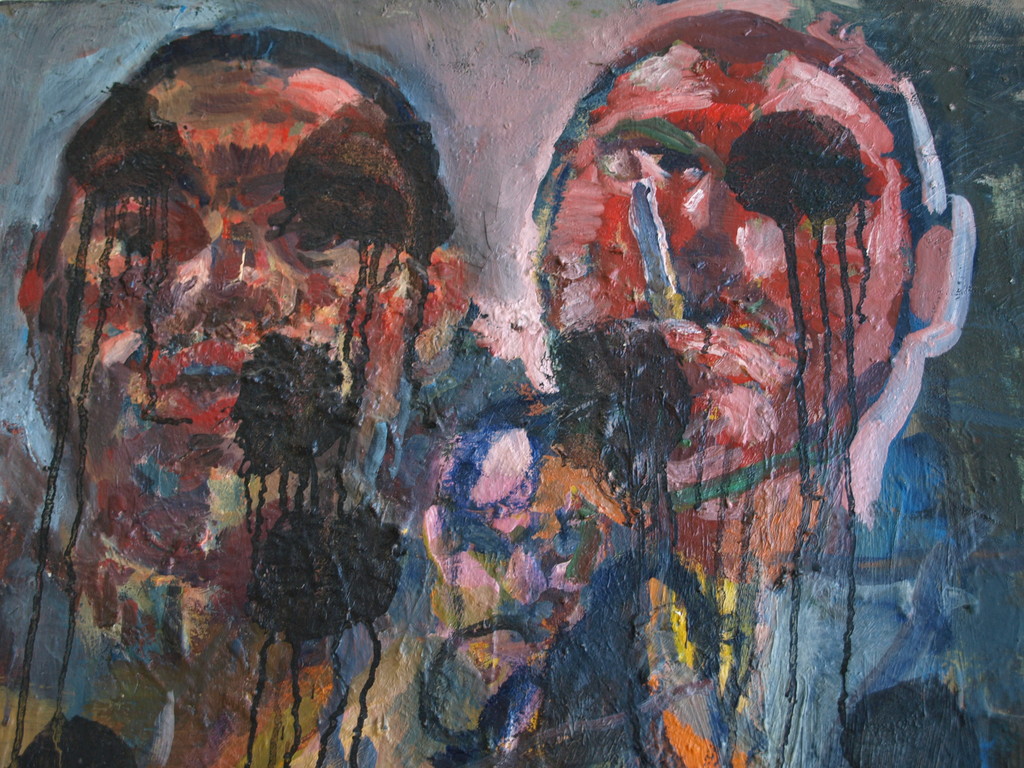 Peter Klashorst : Olieverf op doek – Olympics - gesigneerd - 1984- 100 x 60 cm kopen? Bied vanaf 1!