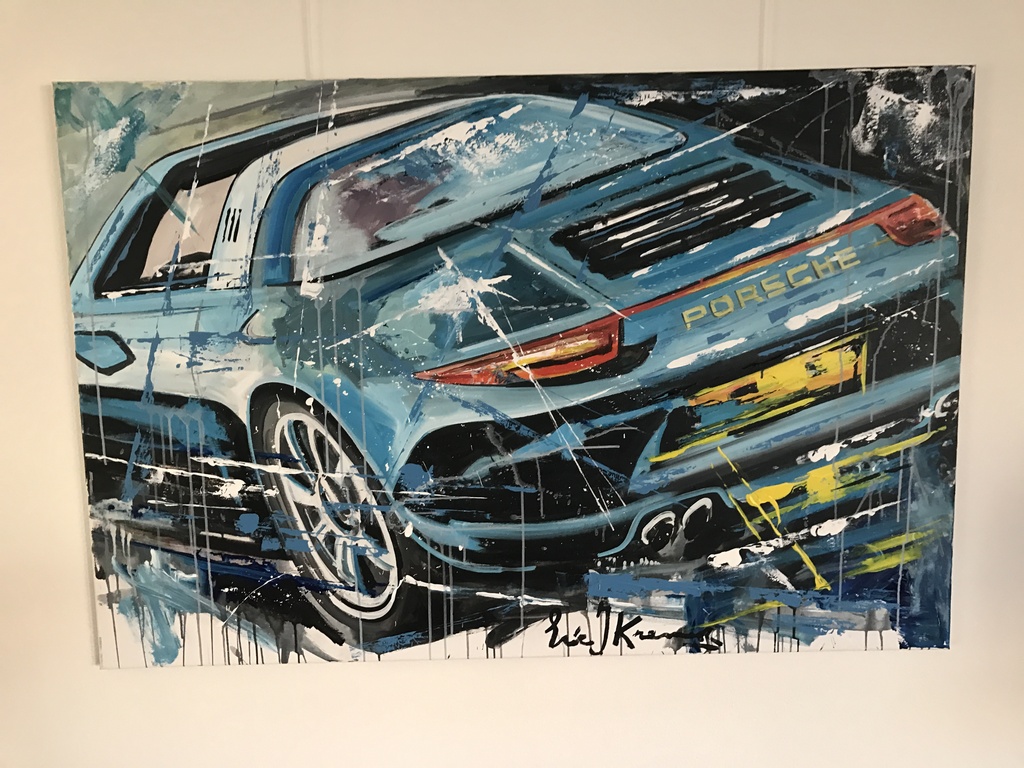 Eric Jan Kremer  acryl op doek  PORSCHE kopen? Bied vanaf 950!