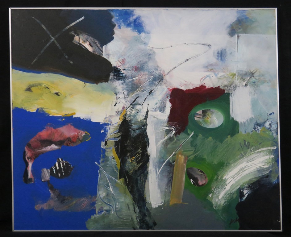 Peter Meijer: Olieverf op doek, Vis Vitalis - Ingelijst (Groot) kopen? Bied vanaf 150!