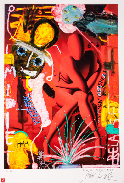AcheterMark Kostabi + Paul Kostabi 'Scheggia di coscienza', oplage 50 ex, handgesigneerd en genummerd, 2013? Enchérissez de 175!