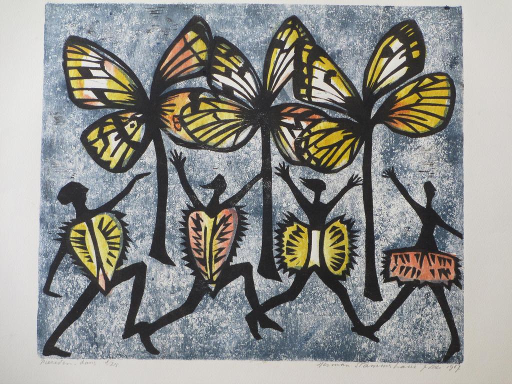 Herman Stammeshaus, Pieriden-dans, Kleurets kopen? Bied vanaf 25!