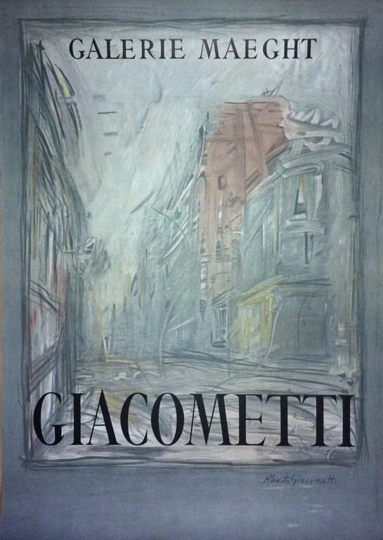 Giacometti: lithografisch affiche kopen? Bied vanaf 25!