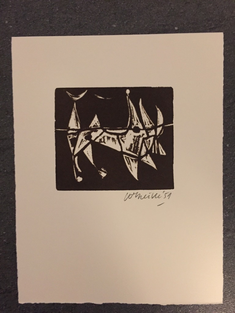 CORNEILLE ( CoBrA ) Litho/Zeefdruk Originele 1959 kopen? Bied vanaf 30!