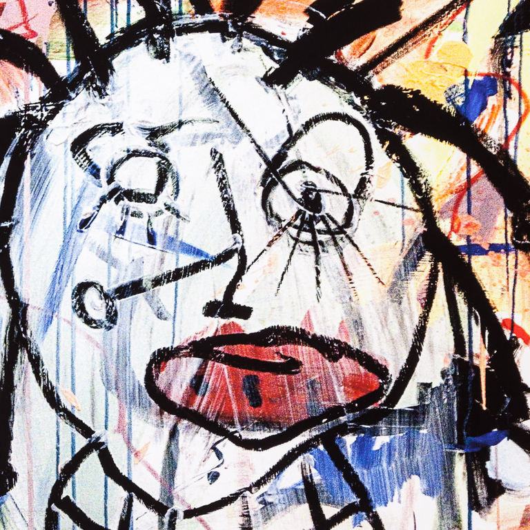 Paul Kostabi 'Fine Tooth', giclée, oplage 75, gesigneerd kopen? Bied vanaf 50!