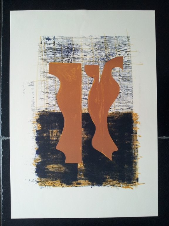 Klaas Hoek Gesigneerde Litho met Monogram Oplage 29 kopen? Bied vanaf 1!
