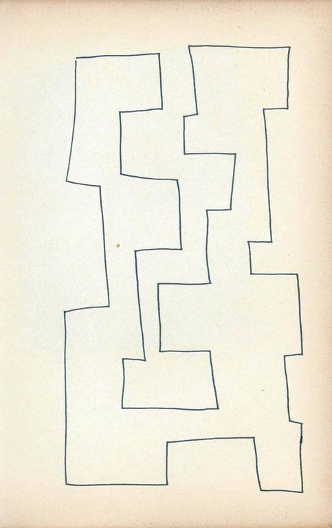 Siep van den Berg: compositie 1 (originele inkttekening) kopen? Bied vanaf 1!