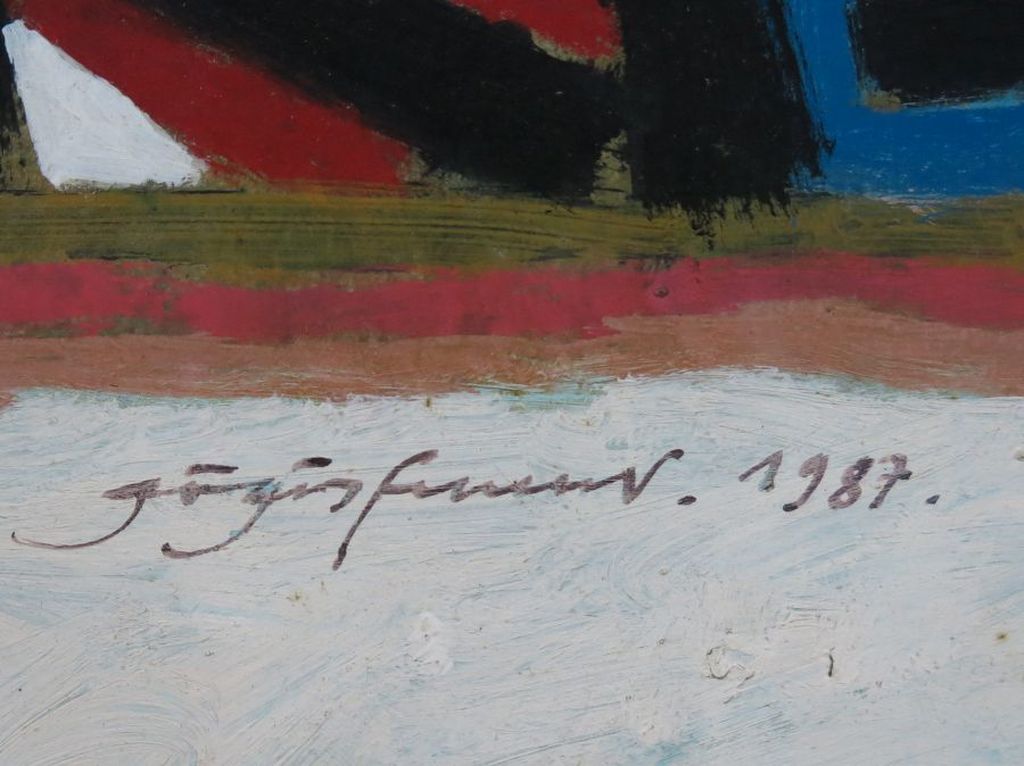 Ferenc Gogos: Acryl op paneel, FA - Ingelijst kopen? Bied vanaf 400!