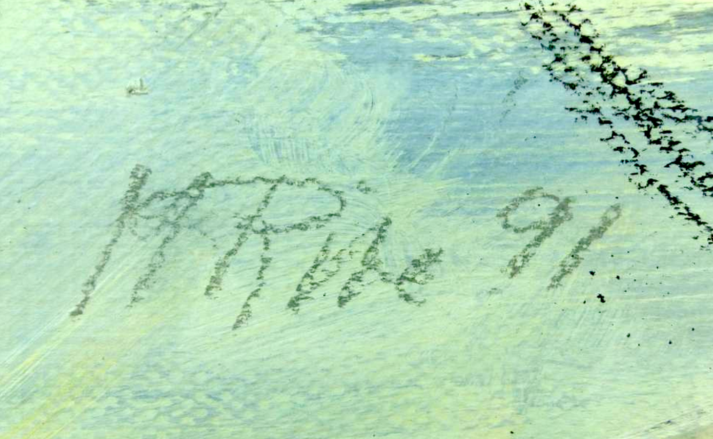 Laatste keer!! Maddy Rive: Gemengde Techniek, Ingelijst - Groot werk kopen? Bied vanaf 109!