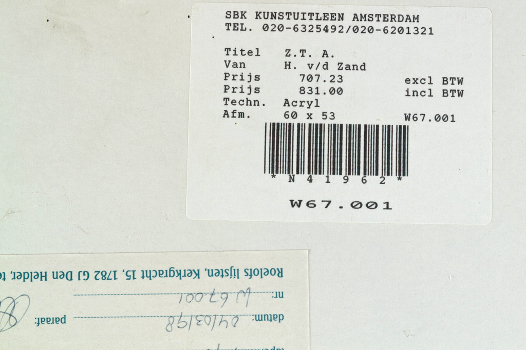 Onbekend gesigneerd: Acryl op papier, Z.T. - Ingelijst kopen? Bied vanaf 1!