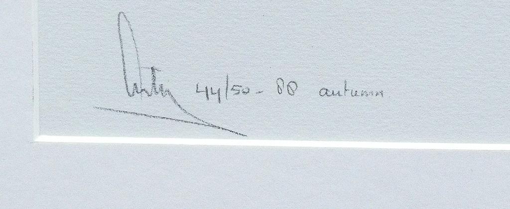 Arty Grimm(1950): zeefdruk, Autumn kopen? Bied vanaf 50!