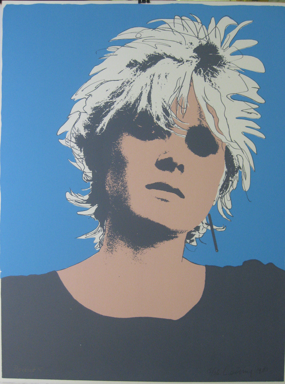 Henk Leiting, zeefdruk, Portret 5, 1983 kopen? Bied vanaf 30!