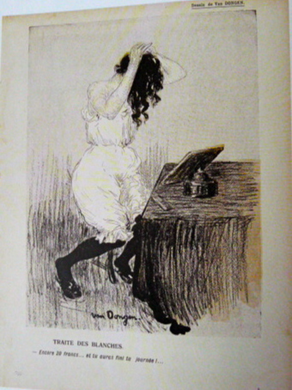 Kees van Dongen,litho uit 1901 verkocht voor € 150!