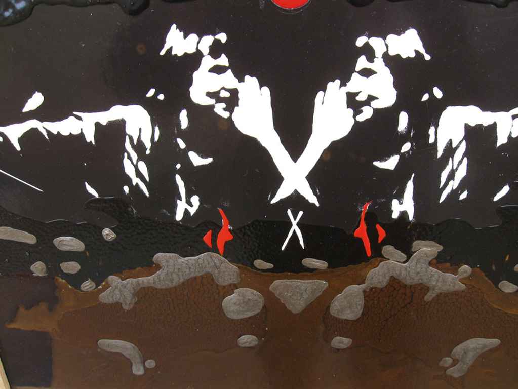 Bronislaw Schlabs - titel: REPLIKA - gemengde techniek op paneel, 1988 kopen? Bied vanaf 175!