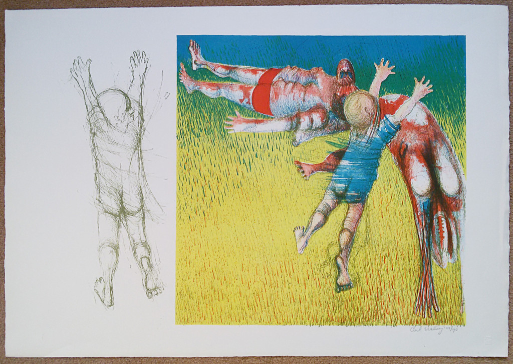 Aat Verhoog - Zondag, litho kopen? Bied vanaf 50!