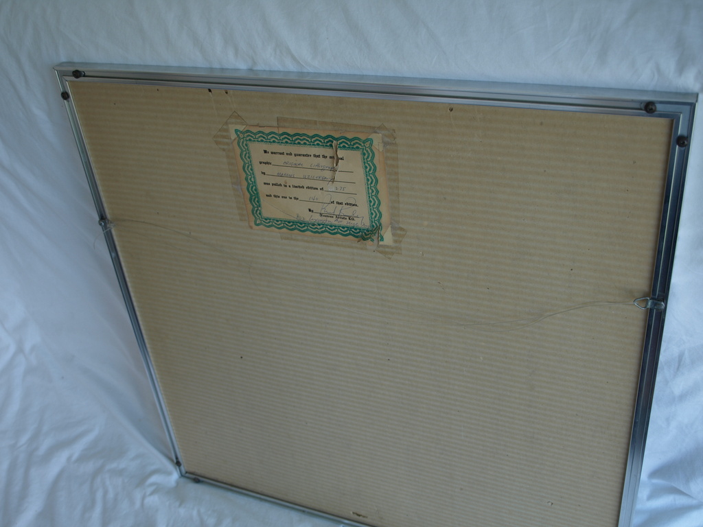 Marcus Uzilevsky : litho, Morning Koinonia – gesigneerd & ingelijst – ca 1975 kopen? Bied vanaf 1!