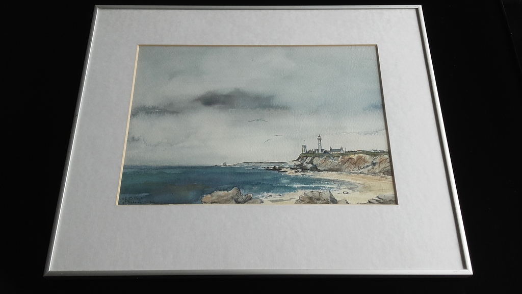 Hans van Blooys - Aquarel - St. Mathieu kopen? Bied vanaf 35!