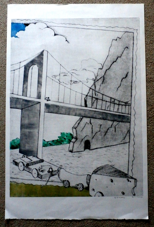 Wim Compier - grote ets: Piep bij de spekweg - 1999 kopen? Bied vanaf 99!