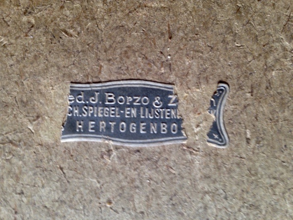 Schilderij Violen in vaas - gesigneerd 46 X 40 cm -in oude lijst. kopen? Bied vanaf 35!